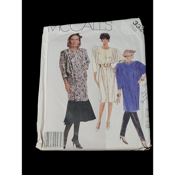 Vtg McCall’s Sewing Pattern #3326 Misses’ Dress – Size Medium - Picture 6 of 6